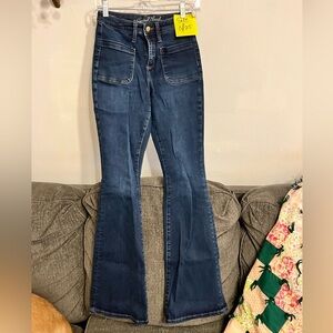 Women's Blue Flared Jeans